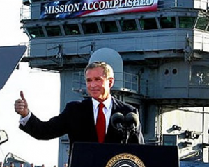 "Mission Accomplished," 2004